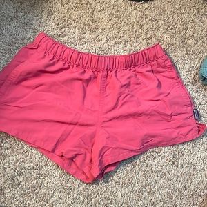 Patagonia barely baggy shorts hot pink